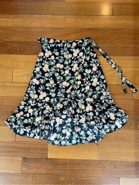 MINKPINK Citrus Print Wrap Skirt